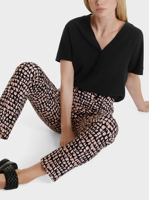 Print-Hose aus Jersey