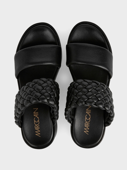 Keilsandalen mit Flechtriemen