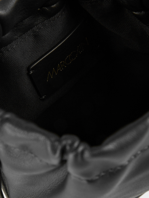 Mini bag in faux nappa