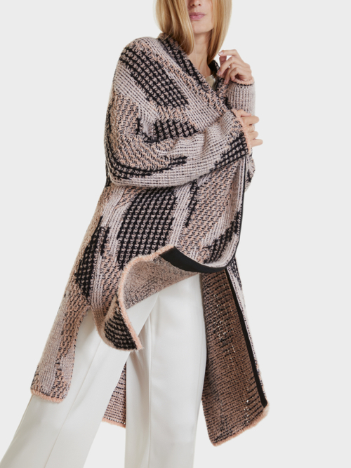 Manteau jacquard tricoté en Allemagne