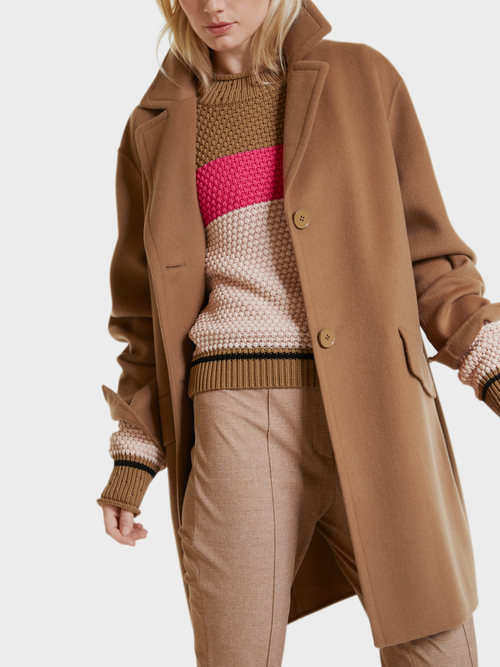 Élégant manteau double face