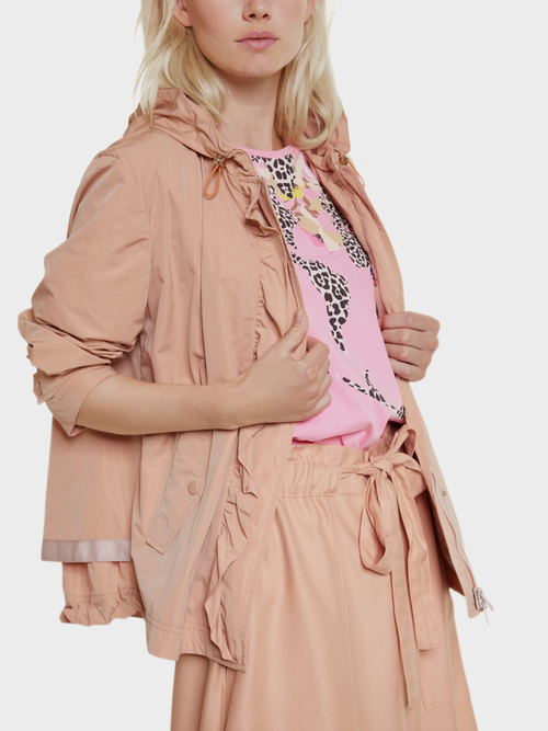 Feminine Outdoorjacke aus Nylon