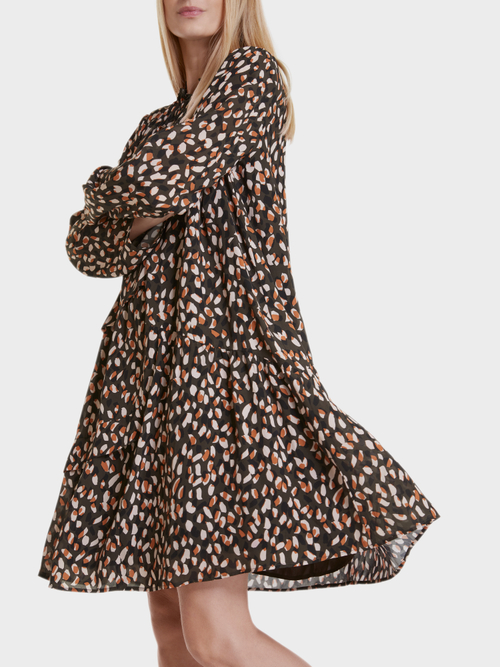 Gemustertes Kleid aus Viskose