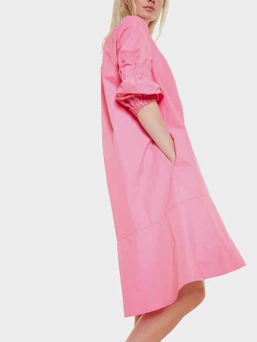 Loose taffeta dress