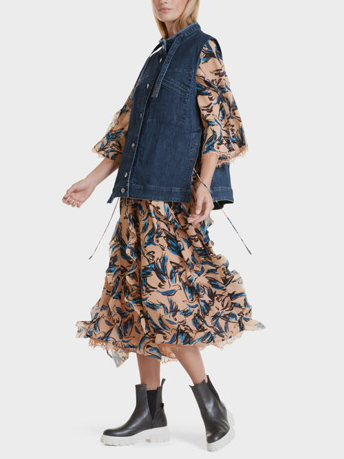 Kleid mit Bird-Print