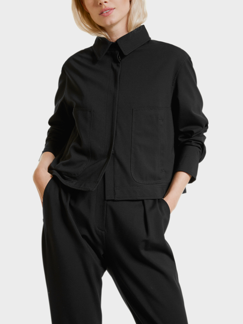 Short jacket in jersey