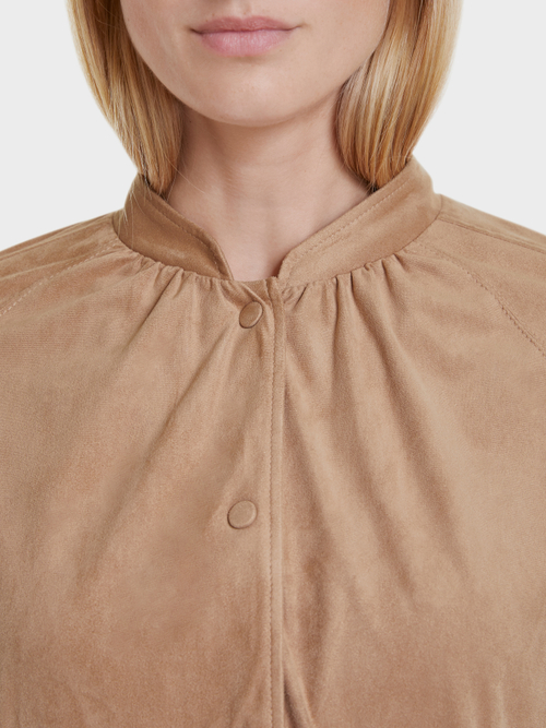 Jacke aus Fun-Velours