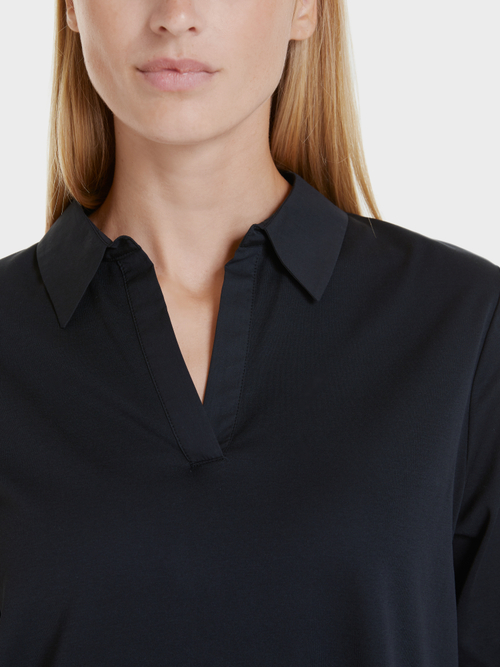 Weites Polo-Shirt aus Baumwolle