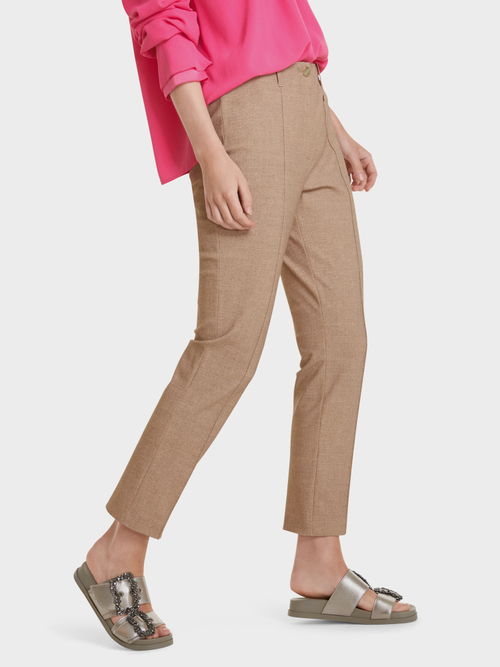 Stretchhose in Web-Optik