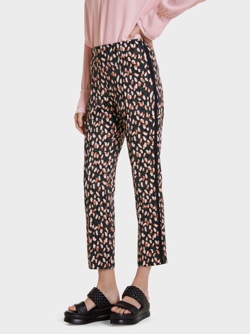 Print-Hose aus Scuba-Jersey