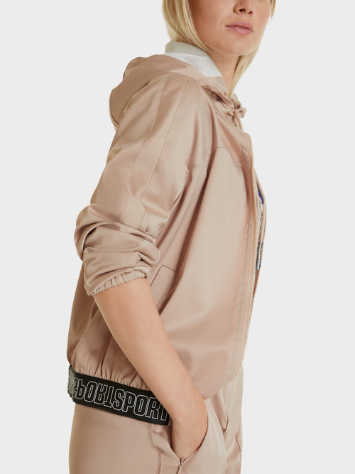 Blousonjacke aus Satin