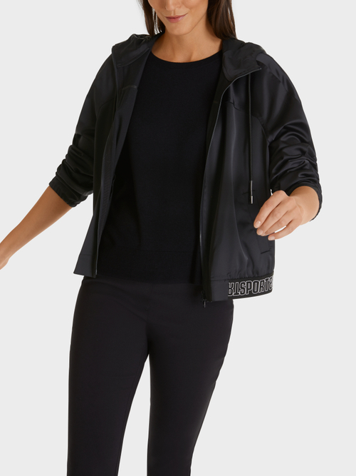 Blousonjacke aus Satin