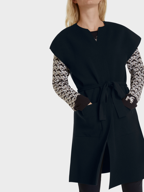 Gilet en viscose mélangée