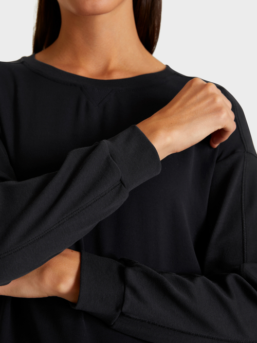 Blusenshirt aus Materialmix