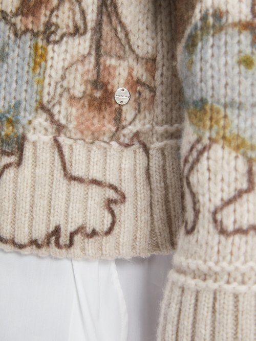 Sweater with print - knitted in Germany