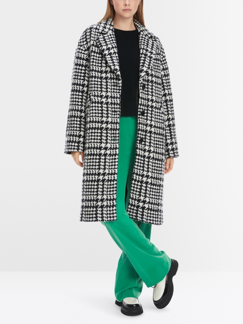 Manteau en laine motif chic