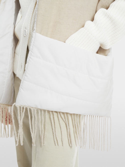 Padded Woll-Cape zum Wenden