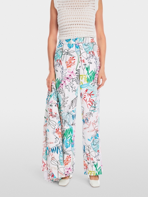 WUKARI puddle pants with print
