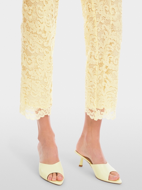 FRIA cropped lace trousers