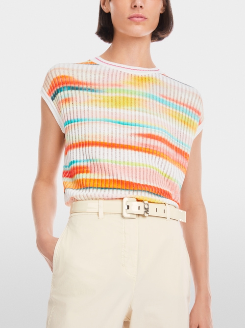 Ceinture en cuir verni brillant