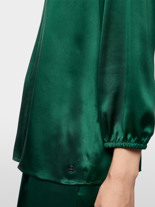 Loose silk blouse