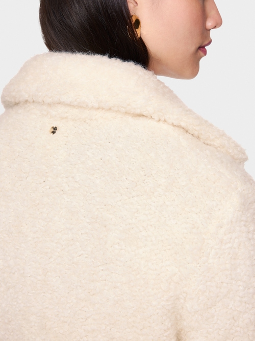 Knitted in Germany bouclé short coat