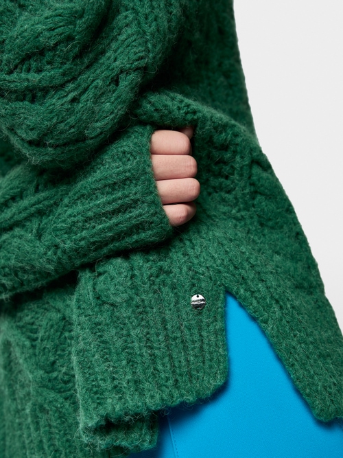 Knitted in Germany cable knit jumper