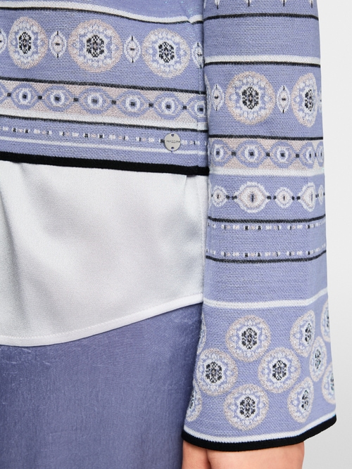 Jacquard-Pullover Knitted in Germany