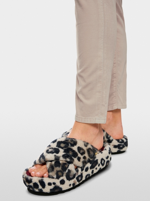 SILEA slim fit velvet trousers