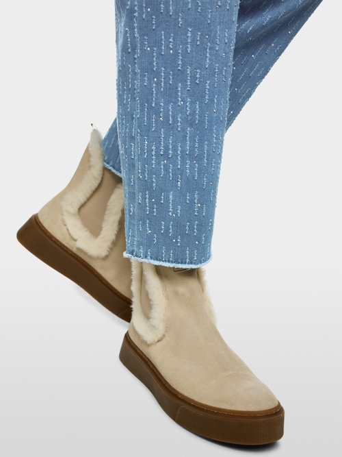 Jeans ROHA look bouclé
