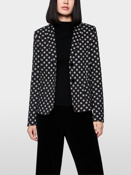 Blazer im Snowstar-Print