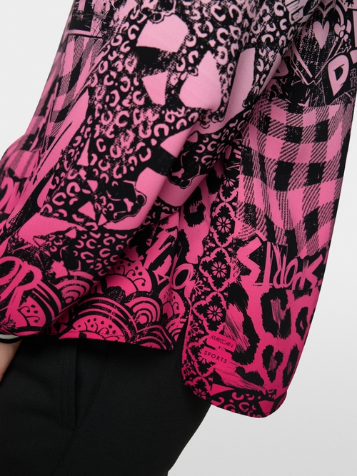 Loose blouse with print
