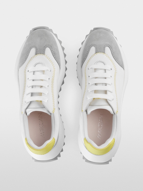 Sneakers with zigzag soles