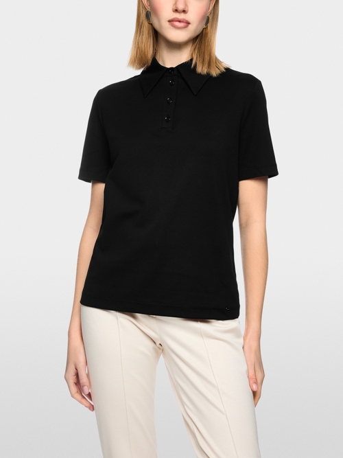 Polo en coton stretch