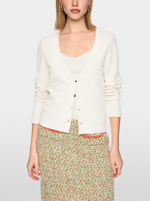 ‘Rethink Together’ short cardigan