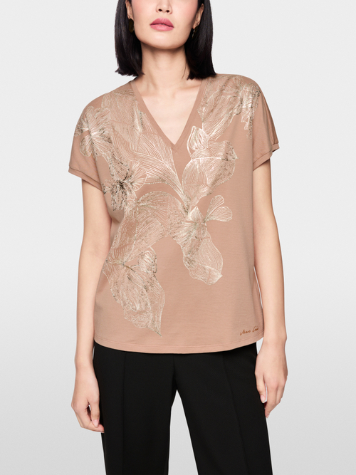 ‘Rethink Together’ floral print T-shirt