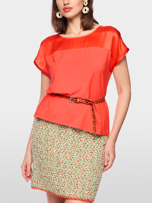 Silk jersey shirt