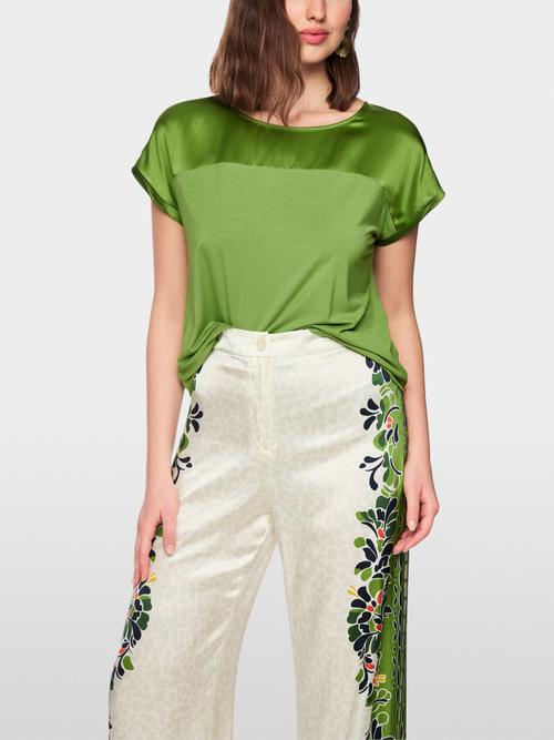 Silk jersey shirt