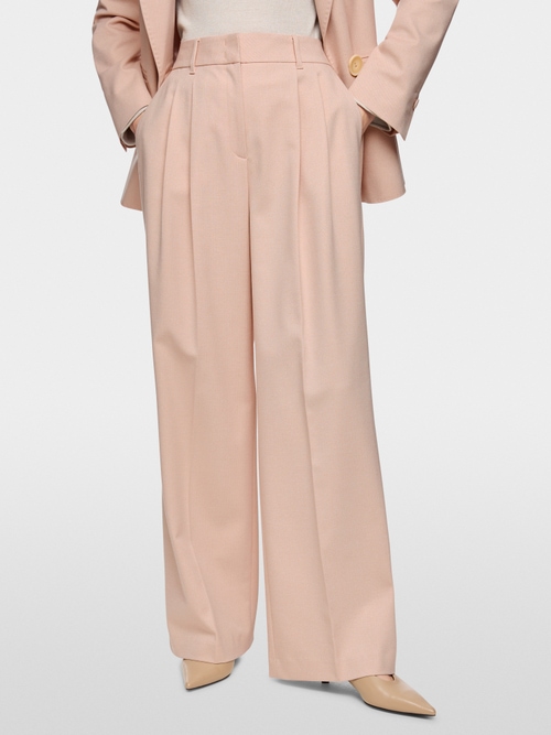 WICHITA wide fit pleated trousers