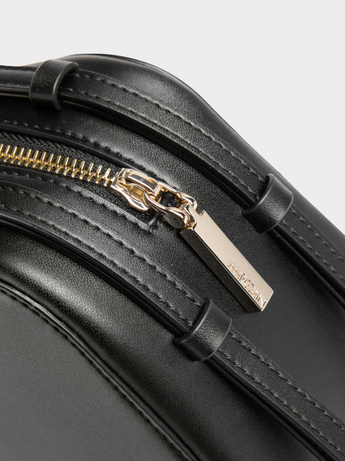 Recycled leather bowling bag