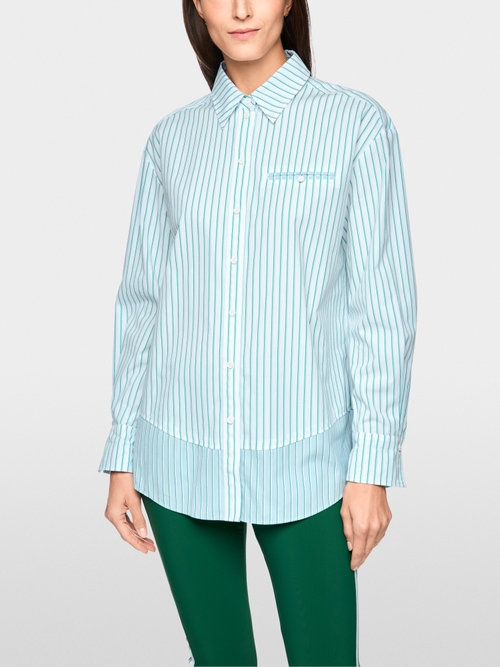 Chemise en coton rayé