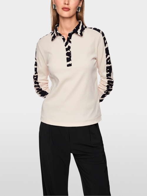 Long-sleeved shirt with animal details