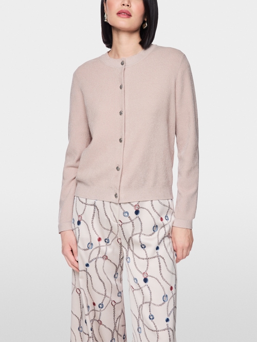 Cardigan with decorative buttons