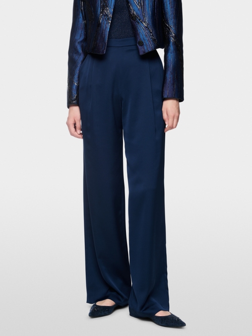 WEDI wide-cut pleated trousers