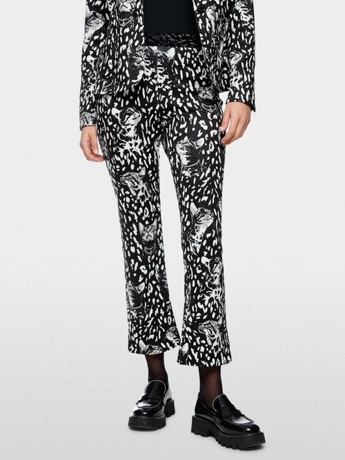 FREDERICA pull-on trousers with print