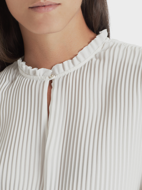 Plissierte Bluse