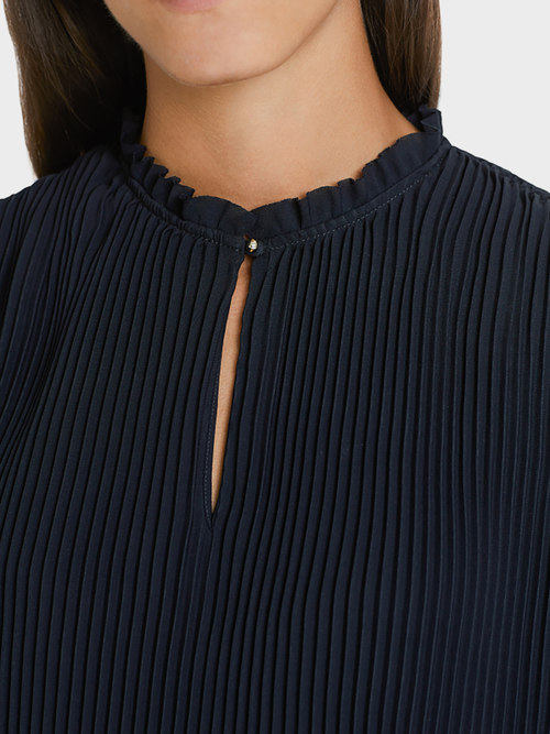 Plissierte Bluse