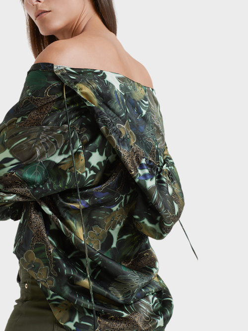 Blusenshirt mit Kapuze