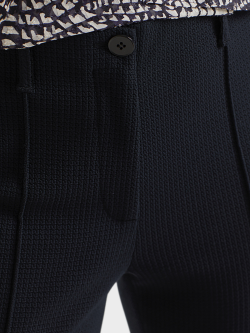 Pantalon en jersey structuré