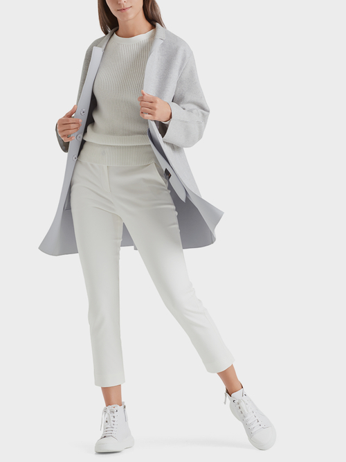 Lässige Longjacke aus Wollmix